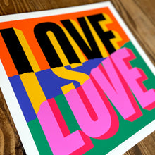 Load image into Gallery viewer, Love Is Love - Holy Moly Signed Print