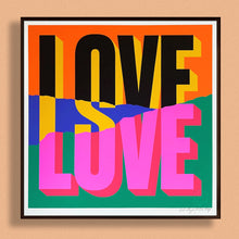 Load image into Gallery viewer, Love Is Love - Holy Moly Signed Print
