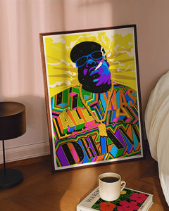 **Artist Proofs** The Notorious B.I.G [Gold Print] Officially Licensed