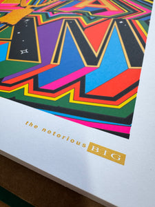 **Artist Proofs** The Notorious B.I.G [Gold Print] Officially Licensed